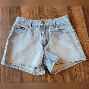 Vintage Paris Blues Light Wash Denim Shorts